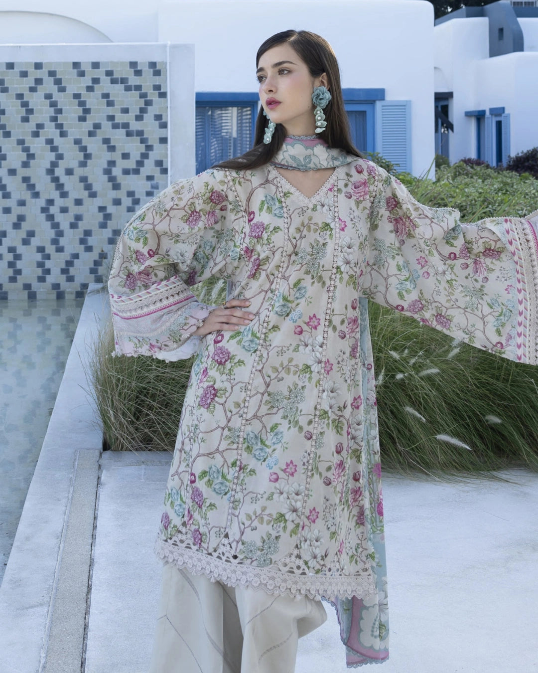 Elaf premium Presents SANTORINI – Prints Collection 2026 (Unstitched) EPE-8b