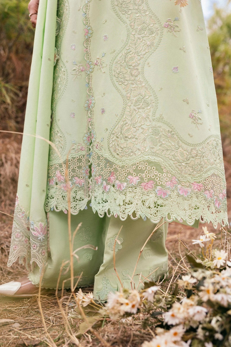 Qalamkar Qlinekari Inlays – Chikankari Embroidered Lawn Ready to Wear (DC #14)