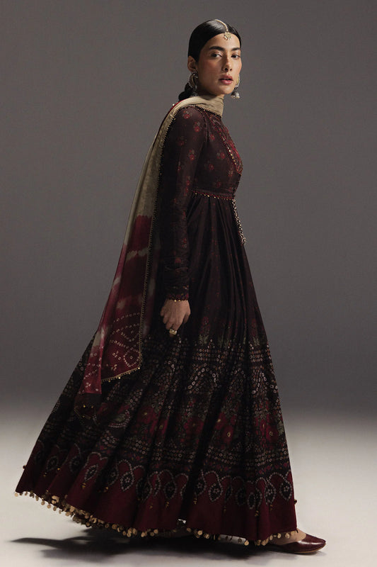 Anarkali by Zara Shahjahan Unstitched Digital Printed Pima Lawn Suit (Zarmeen-D7)