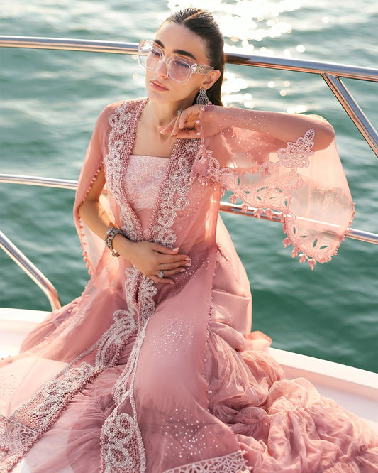 MARIA B LUXURY 3 Piece Embroidered Lawn Suit (Unstitched)