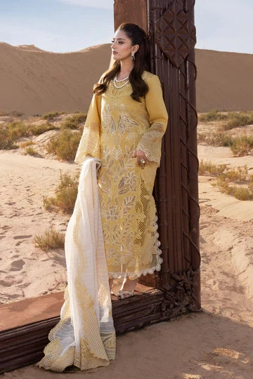 Rang Rasiya – Hoorain | Premium Laser-Cut Embroidered Lawn 3-Piece Suit