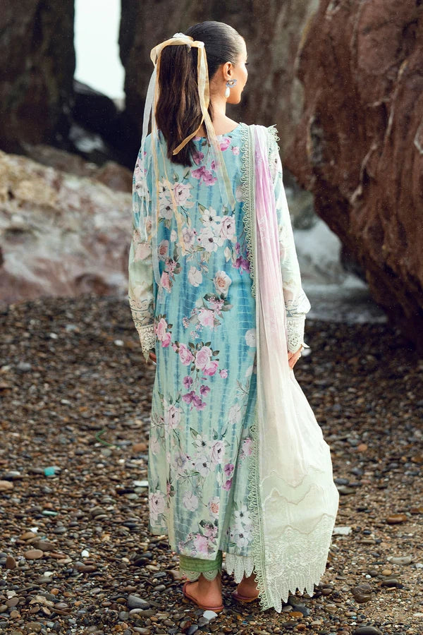Gardenia by Nurèh – Embroidered & Printed Lawn 3 Piece Suit with Chiffon Dupatta (NSG-202)
