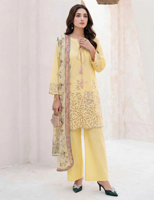 AMAL Spring Pret by Allys – 3PC Stitched Embroidered Suit | Spring Collection 2026