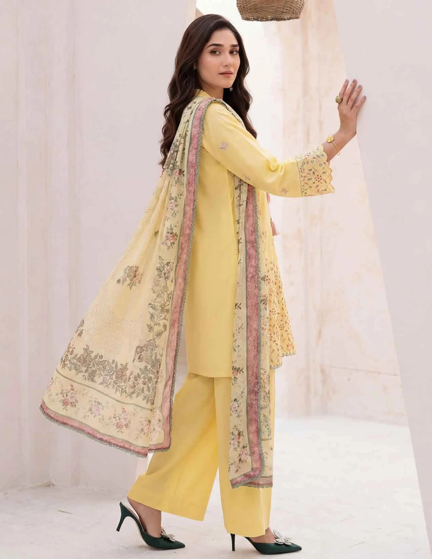 AMAL Spring Pret by Allys – 3PC Stitched Embroidered Suit | Spring Collection 2026