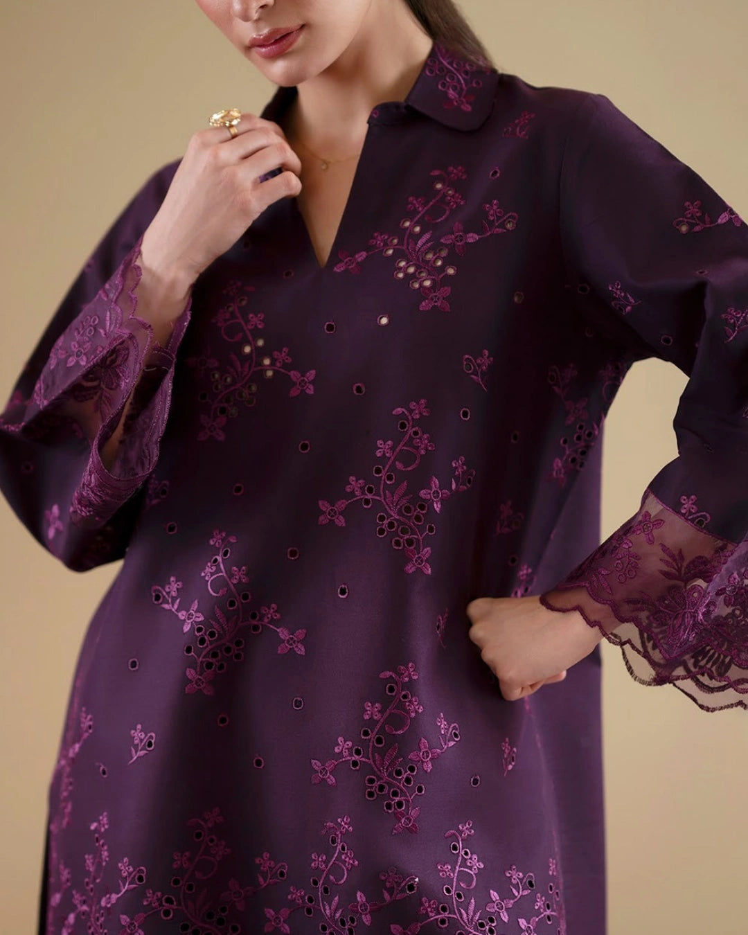 Ember lawn 26 by mahnur stitched (EM-001)