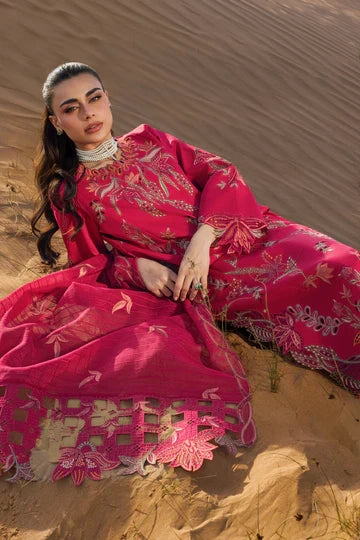 Rang Rasiya – Safa | Luxury 3D Floral Embroidered Lawn 3-Piece Suit