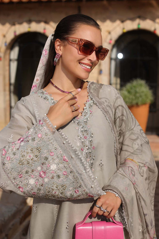 Noor by Saadia Asad D1-B Luxe Chikankaari 25'