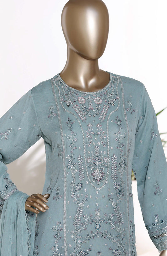 Afsanay by Sadabahar Embroidered Chiffon Stitched 3 Piece Suit (CF-9)