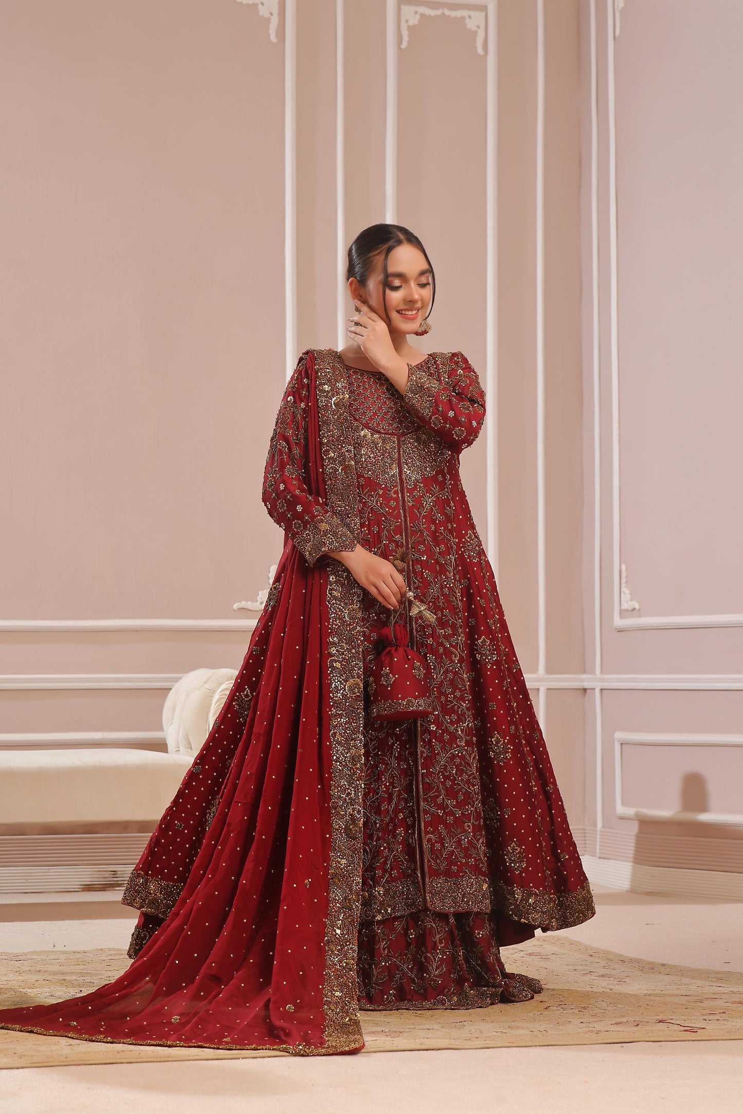 Amna Khurram D-10 Bridal Wear | Handwork Collection