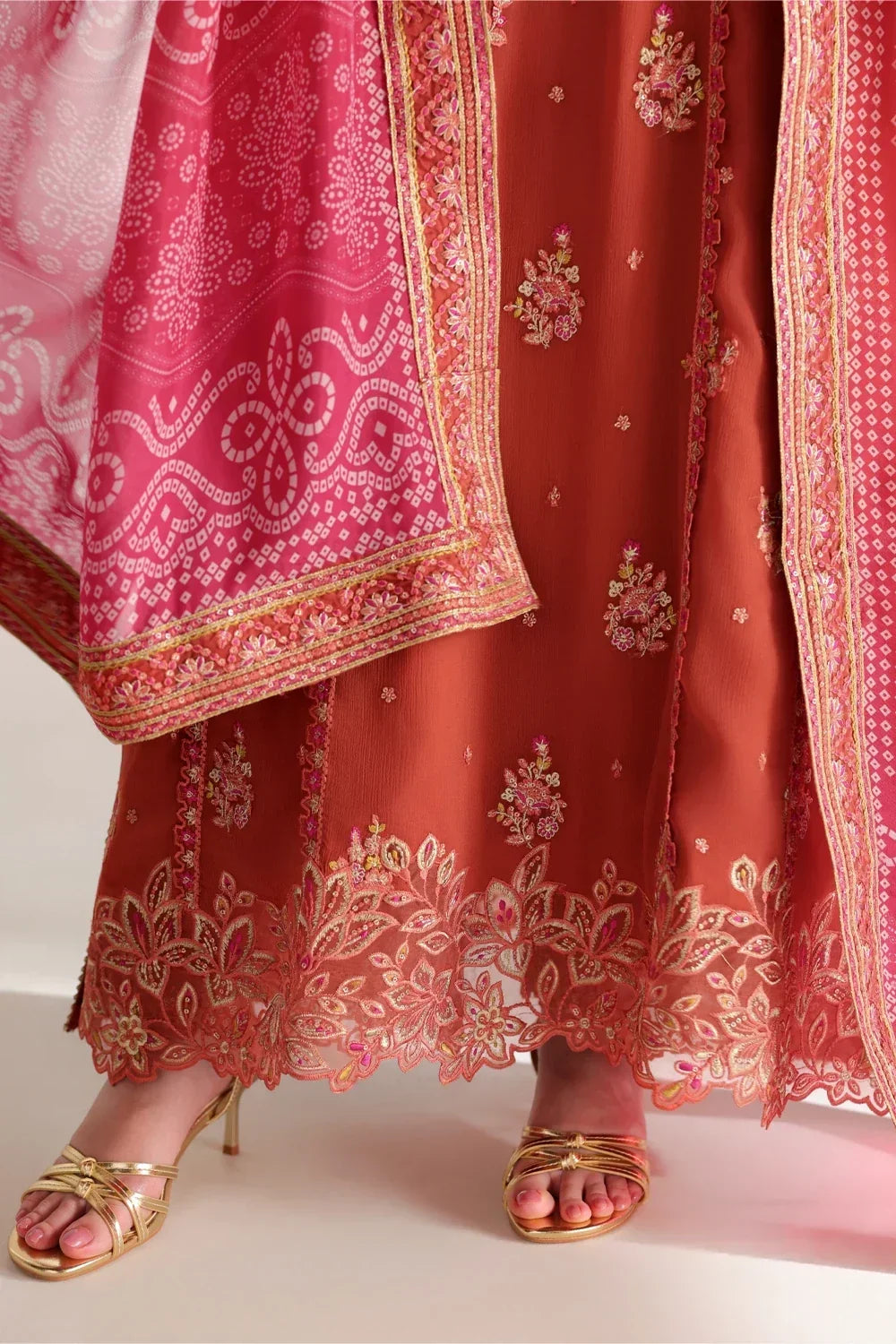 Azure Ensembles Festive Collection 2026 – 3 Piece Unstitched Embroidered Suit (Izka)