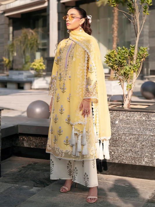 Broadway by Mahnur – 3PC Lawn Stitched Suit (BW-006)