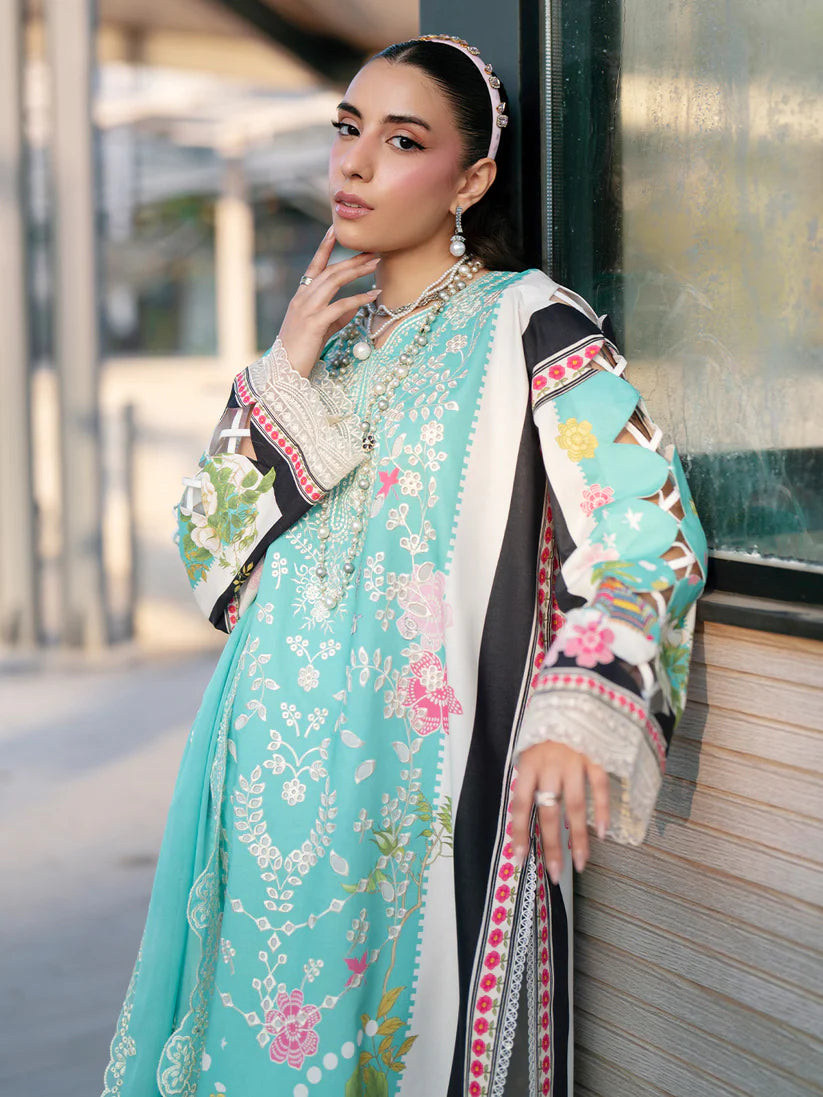 Broadway by Mahnur – 3PC Lawn Stitched Suit (BW-007)