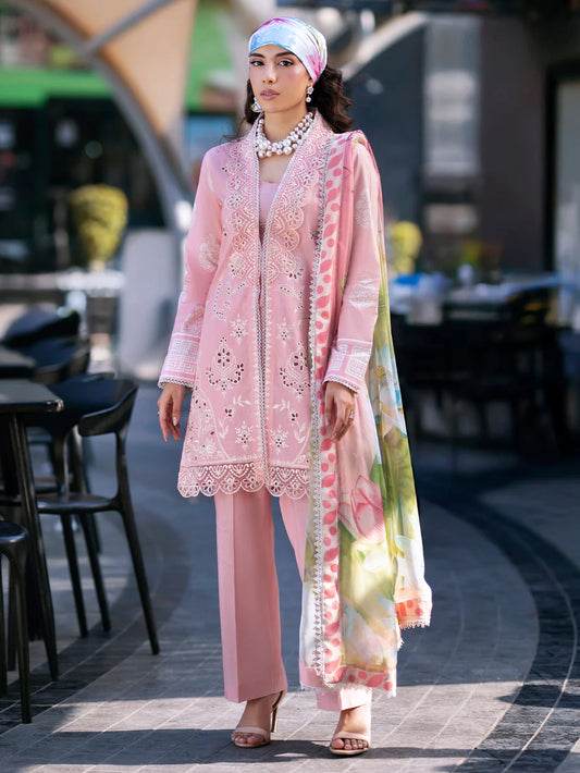 Broadway by Mahnur – 3PC Lawn Stitched Suit (BW-008)