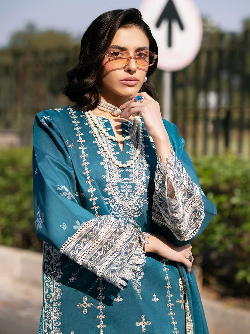 Broadway by Mahnur – 3PC Lawn Stitched Suit (BW-010)