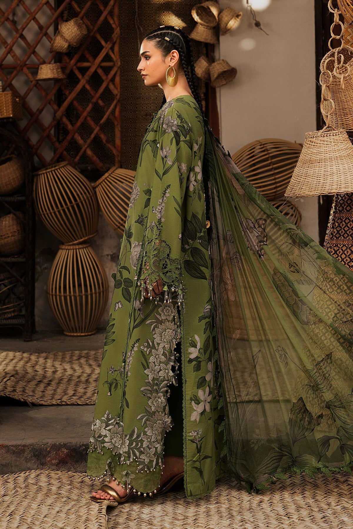 Maria.B M.Prints Volume 31 – 3-Piece Unstitched Embroidered Linen Suit (MPT-31-09-B)