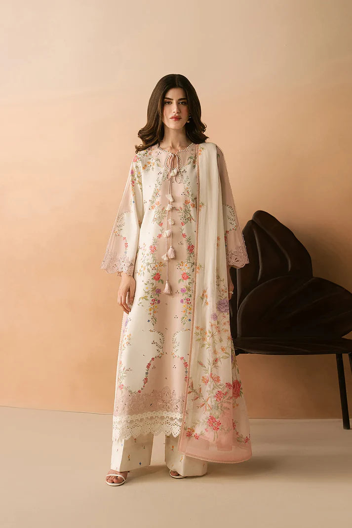 Afrozeh Haze A-Prints Printed Lawn Unstitched 3 Piece Suit (Lustre)