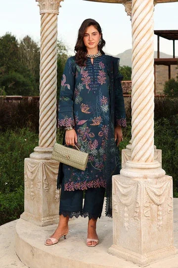 Rang Rasiya - Embroidered Lawn Stitched 3 Piece Suit (Eshal)