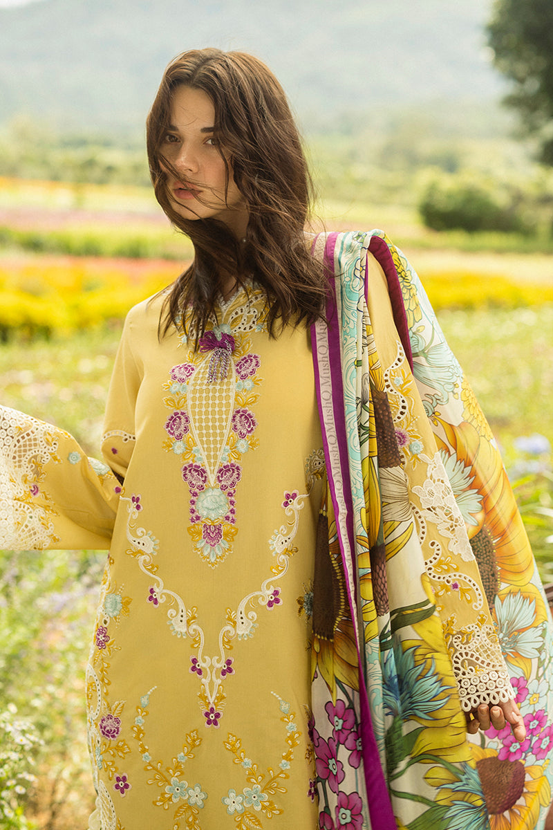 Mushq 5B Faded Sunflower Secret Garden Hemline Spring/Summer'25