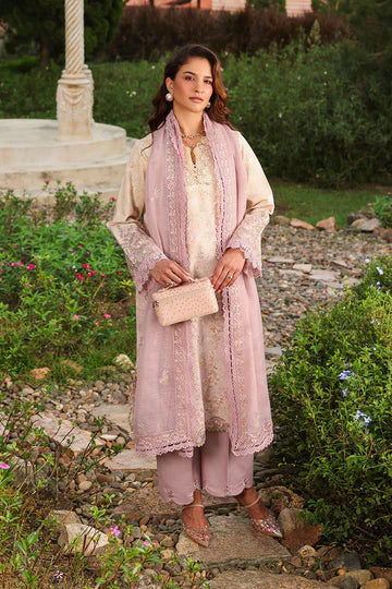 Rang Rasiya - Embroidered Lawn Stitched 3 Piece Suit (Haneen)