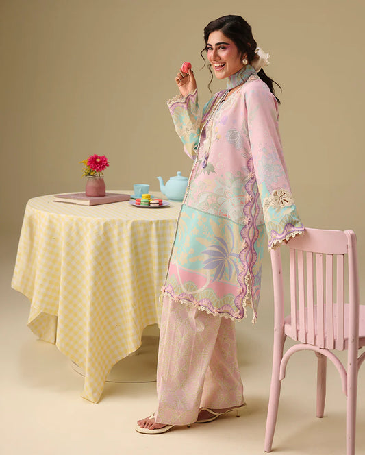 Mushq Soleil 3 Piece Unstitched Lawn Suit (Honey Petal)