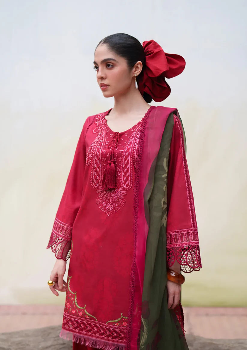 Laanem by Saira Rizwan stitched Embroidered Lawn 3 Piece Suit (NAYRA-A)