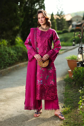Rang Rasiya - Embroidered Lawn Stitched 3 Piece Suit (Mahra)