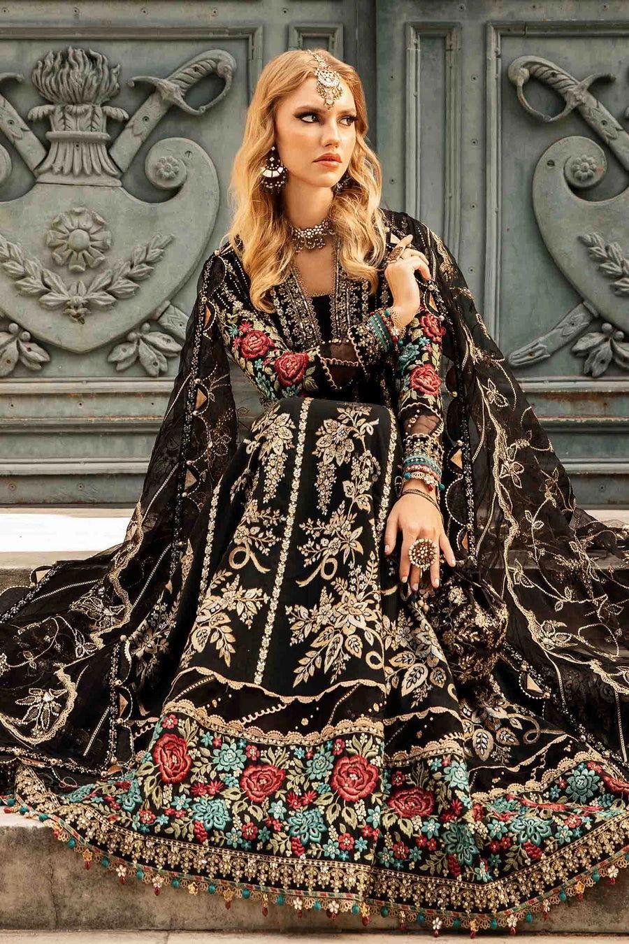 Maria b CST-806 Unstitched Embroidered Cotton Satin