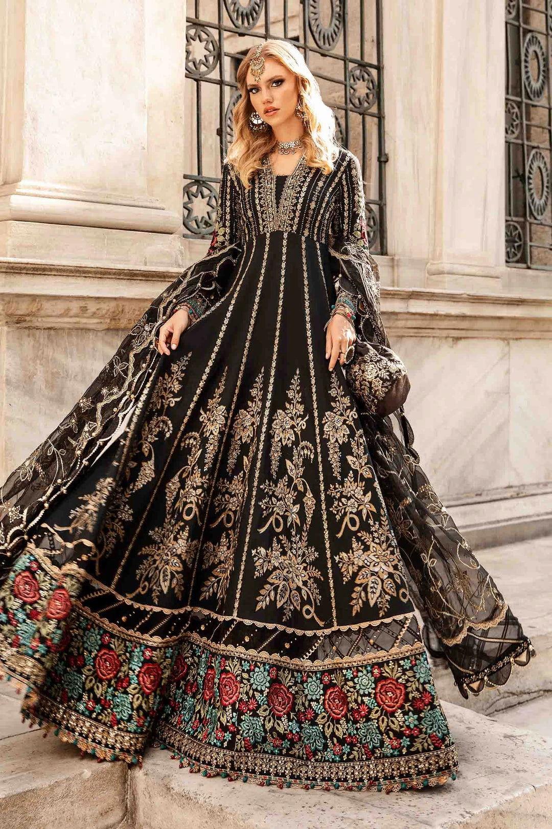 Maria b CST-806 Unstitched Embroidered Cotton Satin