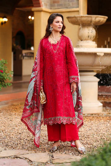 Rang Rasiya - Embroidered Lawn Stitched 3 Piece Suit (Meharmah)