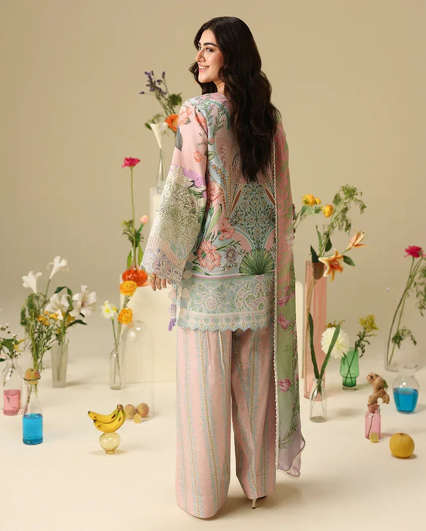 Mushq Soleil 3 Piece Unstitched Lawn Suit (Moonlit Dolce)
