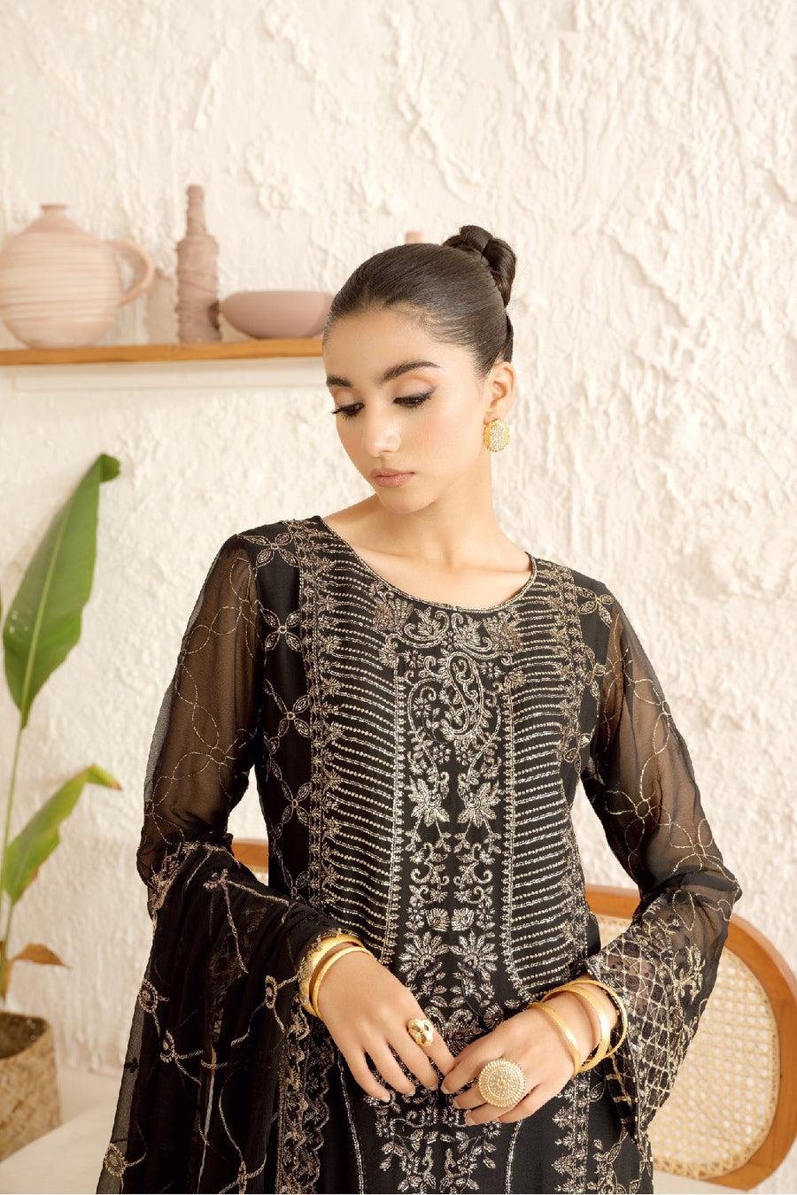 Ramsha BB-107 Sonehri vol 1 Chiffon Collection