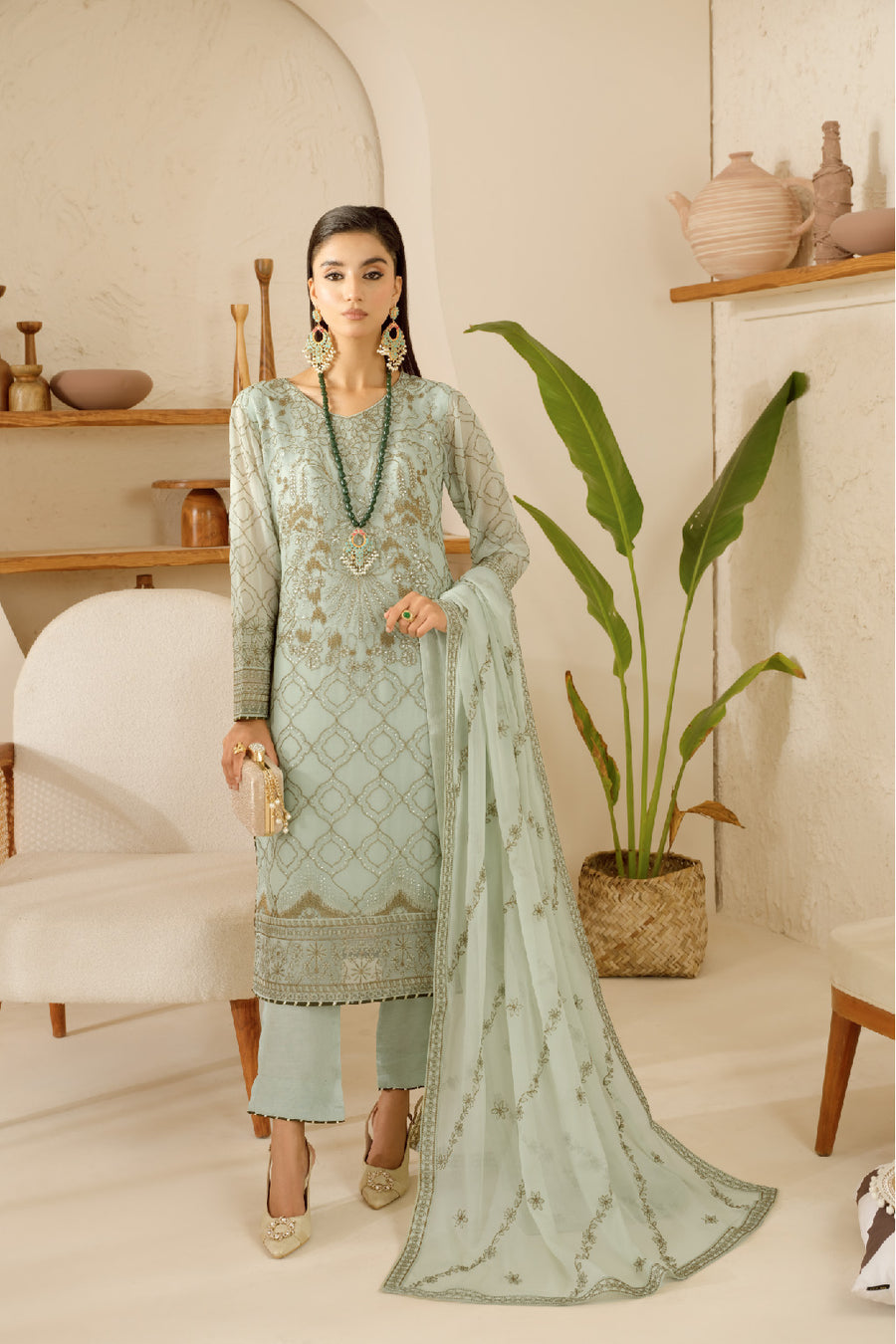 Ramsha BB-106 Sonehri vol 1 Chiffon Collection