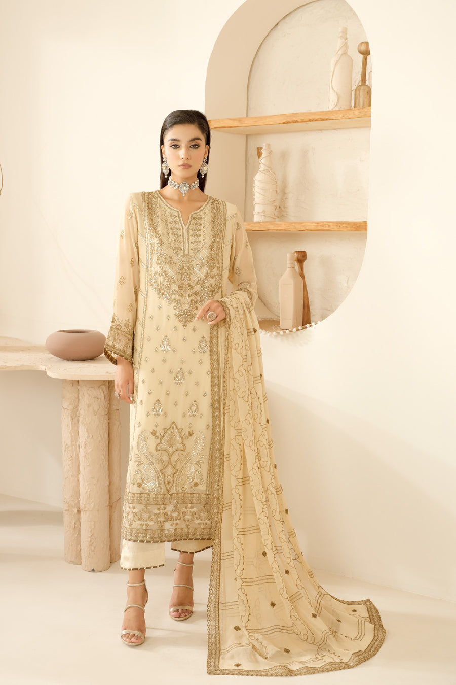 Ramsha BB-104 Sonehri vol 1 Chiffon Collection
