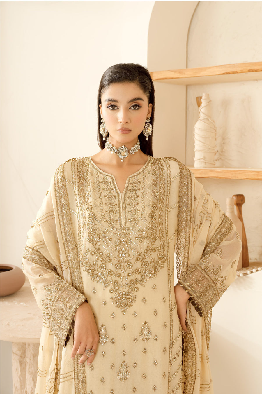 Ramsha BB-104 Sonehri vol 1 Chiffon Collection