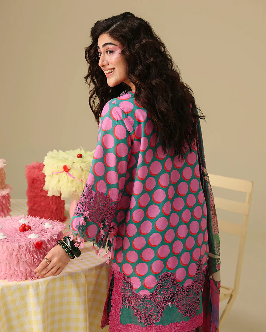 Mushq Soleil 3 Piece Unstitched Lawn Suit (Petal Sonata)