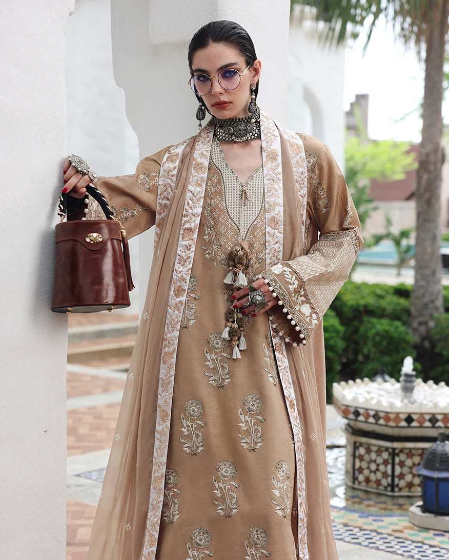 Mushq Nuvera 26 Embroidered 3-Piece Unstitched Suit (Queen's Promise)