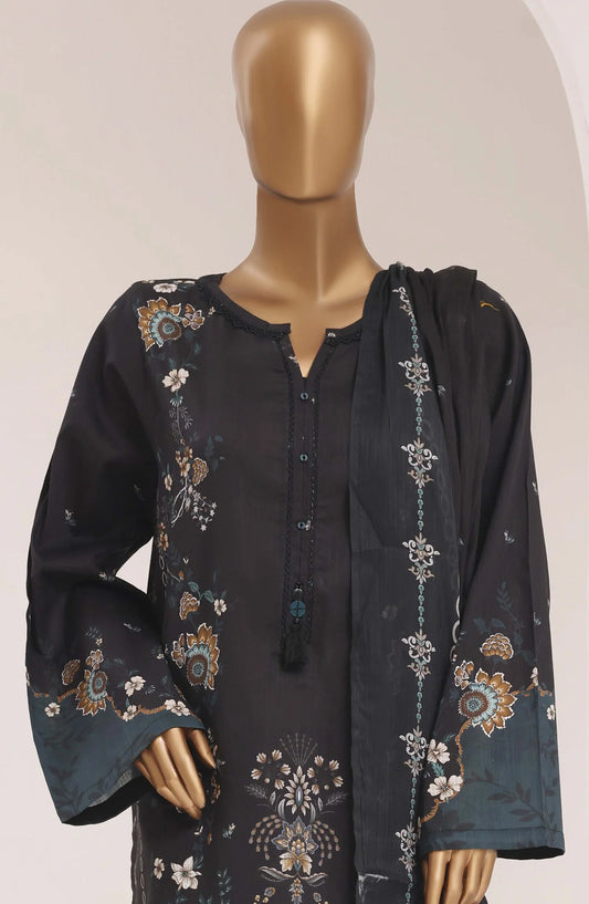 Sadabahar Printed Lawn Vol -10 Stitched 3 Piece Suit (D-07)