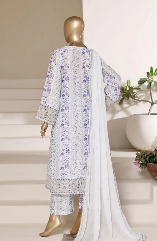 Sadabahar Regal Embroidered Lawn Stitched 3 Piece Suit