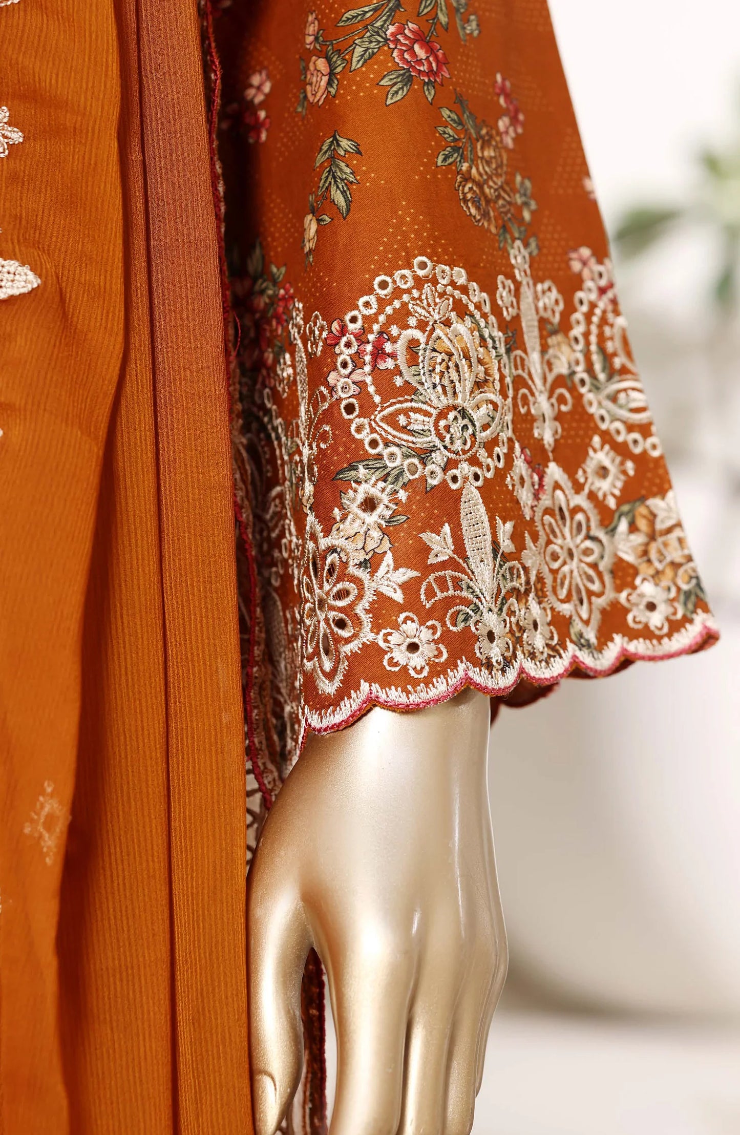 Sadabahar Regal Embroidered Lawn Stitched 3 Piece Suit
