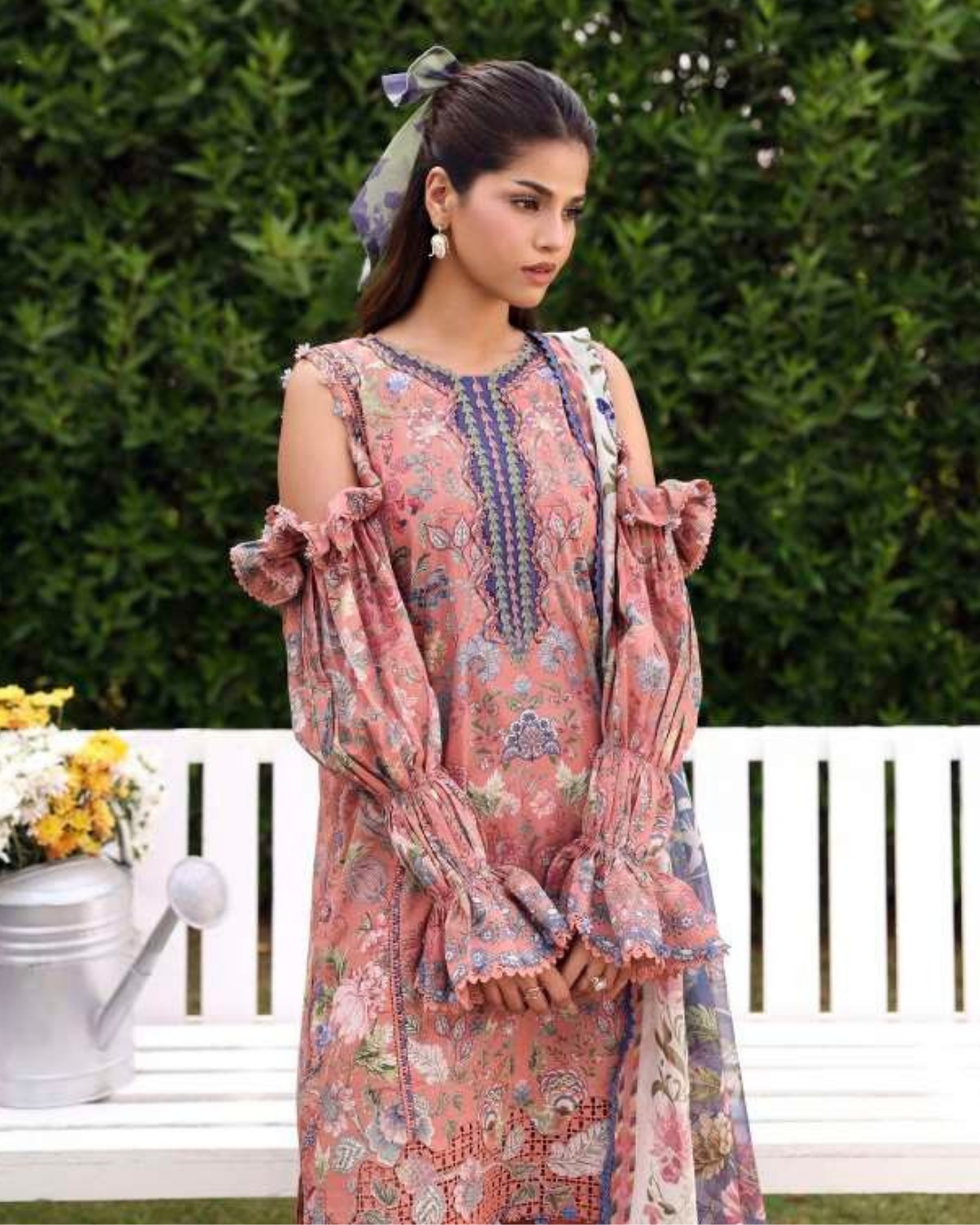 Elaf Belladore Prints Chiffon 26 Unstitched Premium 3 Piece Suit (EPA-3B)