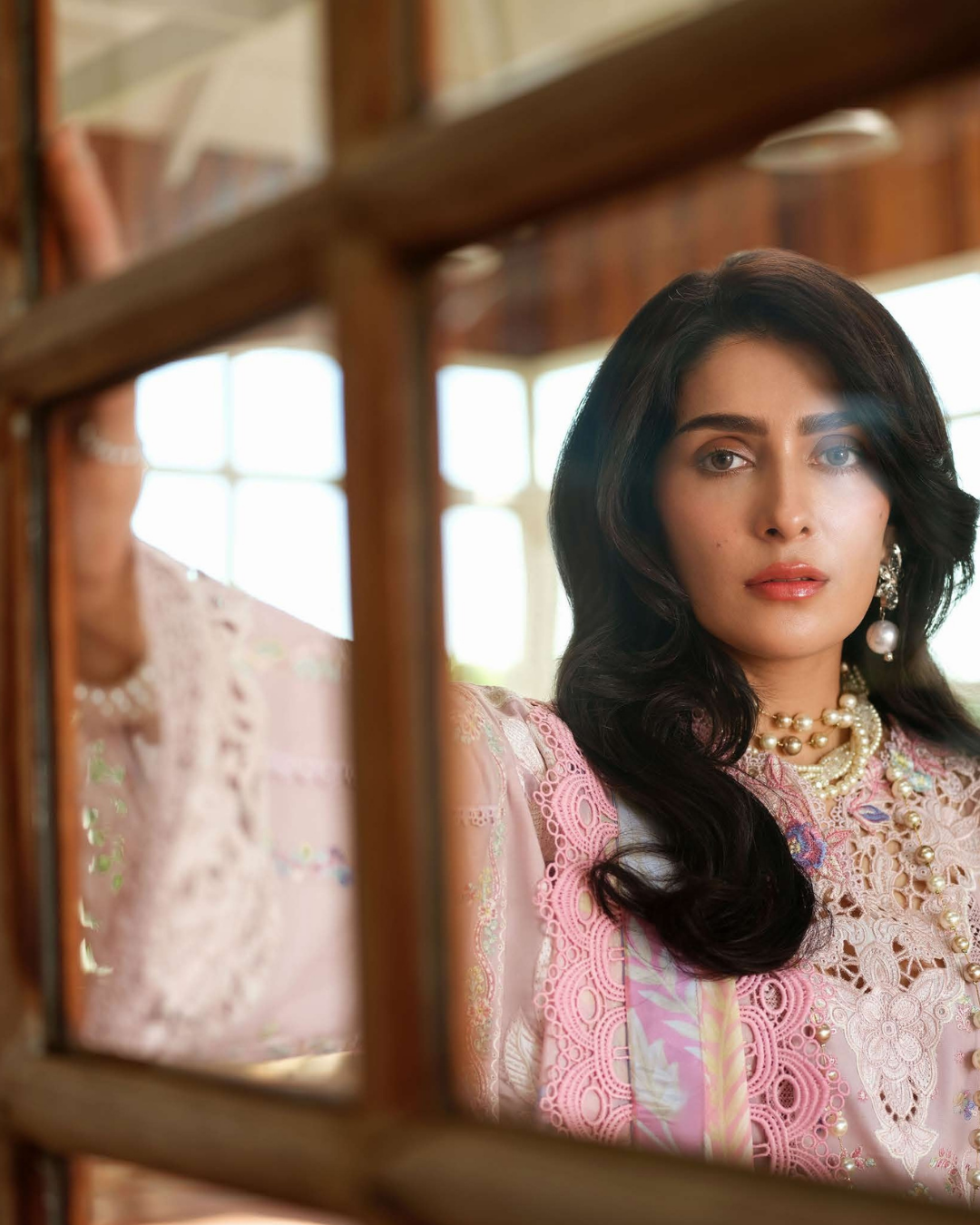 Mushq A Moi Luxury Lawn ’26 | Embroidered 3-Piece Unstitched Suit (Opulent Whisper)