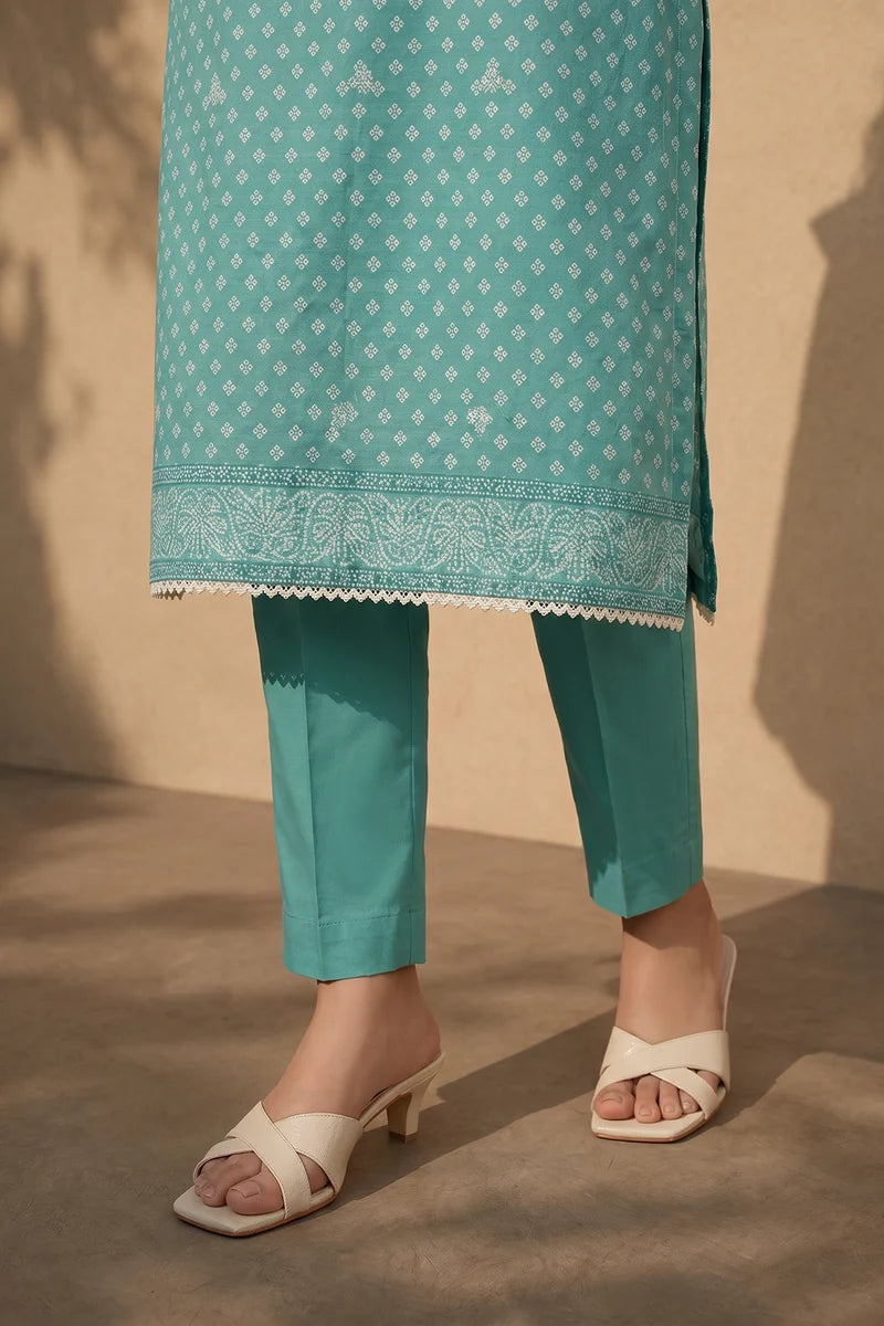 Zellbury Embroidered Kurta Dupatta Trouser 3-Piece Stitched Suit (1962)