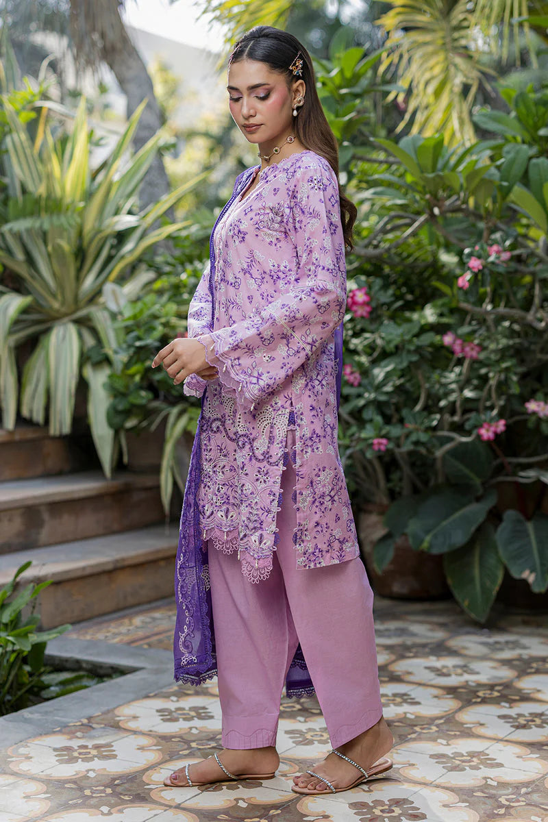 Zellbury Chikankari Embroidered Stitched 3 Piece Suit (4093)