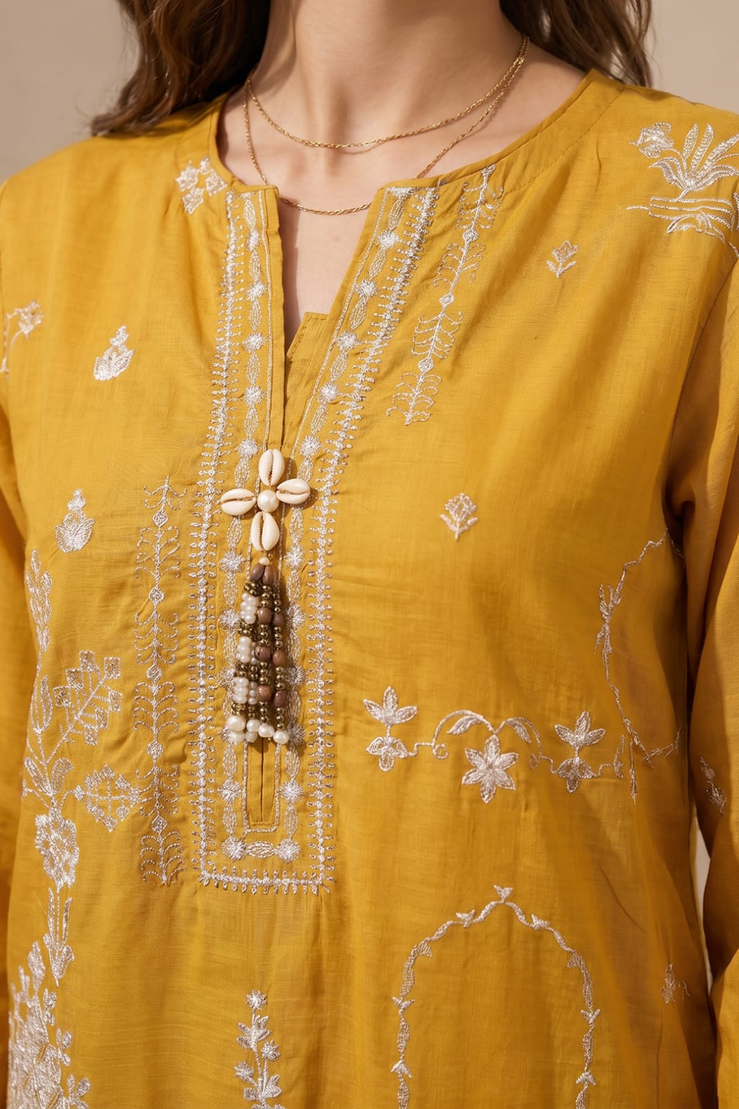 Zellbury Embroidered Kurta Dupatta Trouser 3-Piece Stitched Suit (3226)