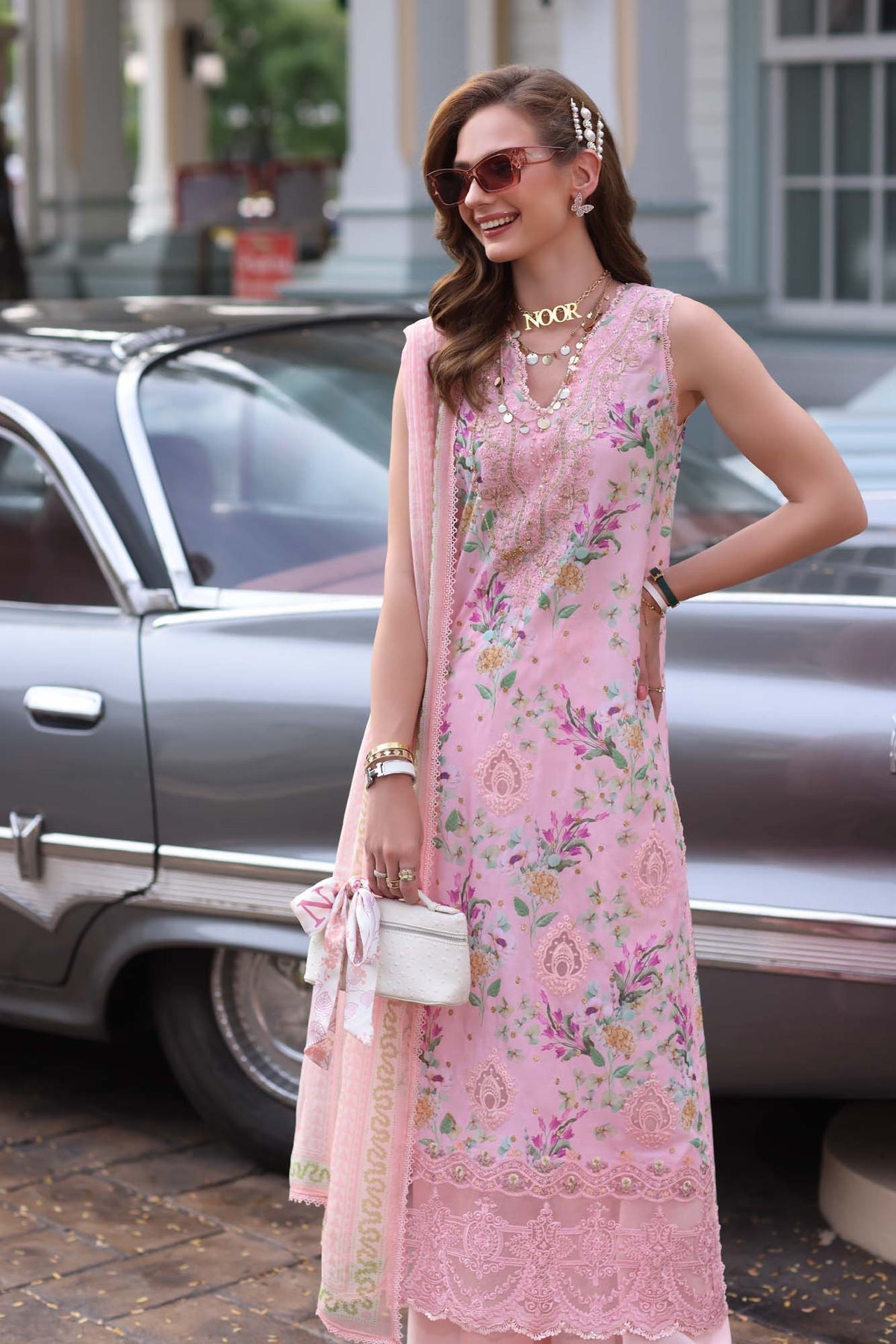 Noor by saadia Asad D11- Blush Pink Eid Luxe Chikankari' 25