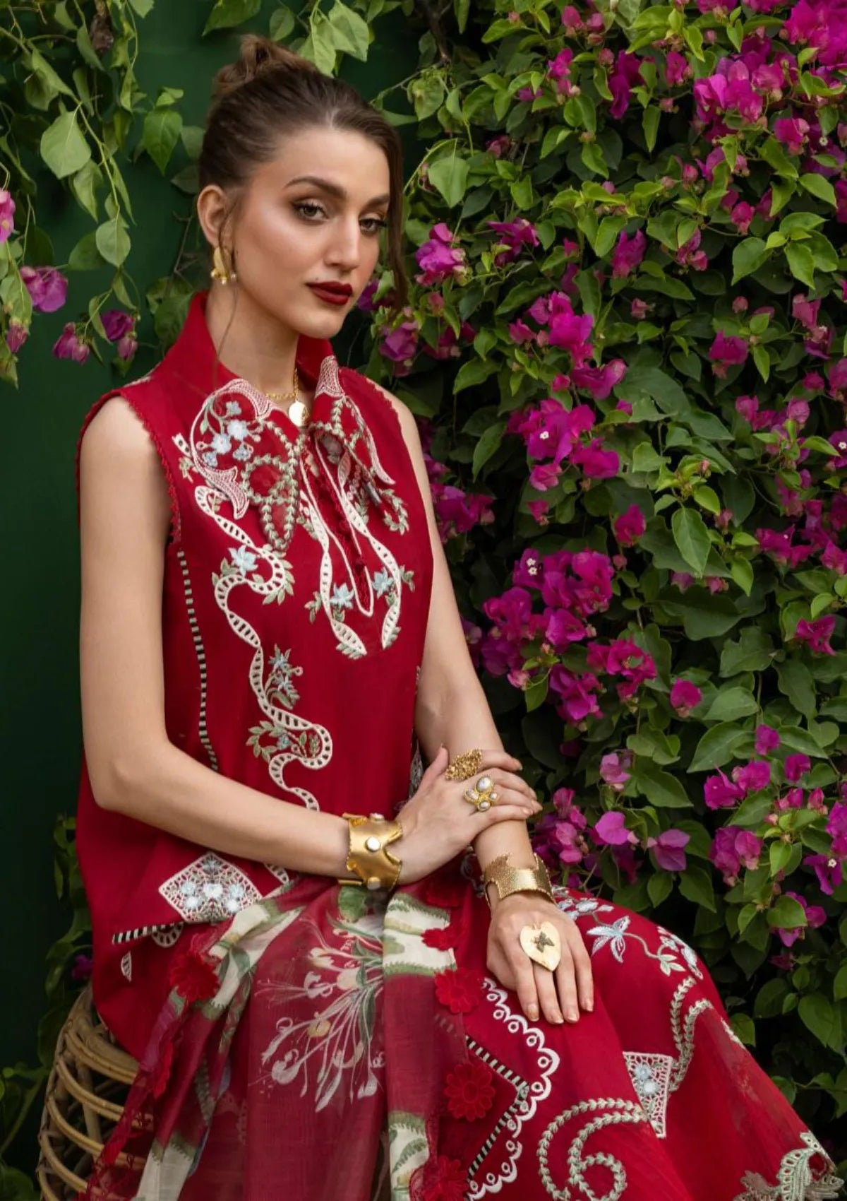 Saira Shakira by Bloom Unstitched Suite Lawn 26 (ELISE 5-B)