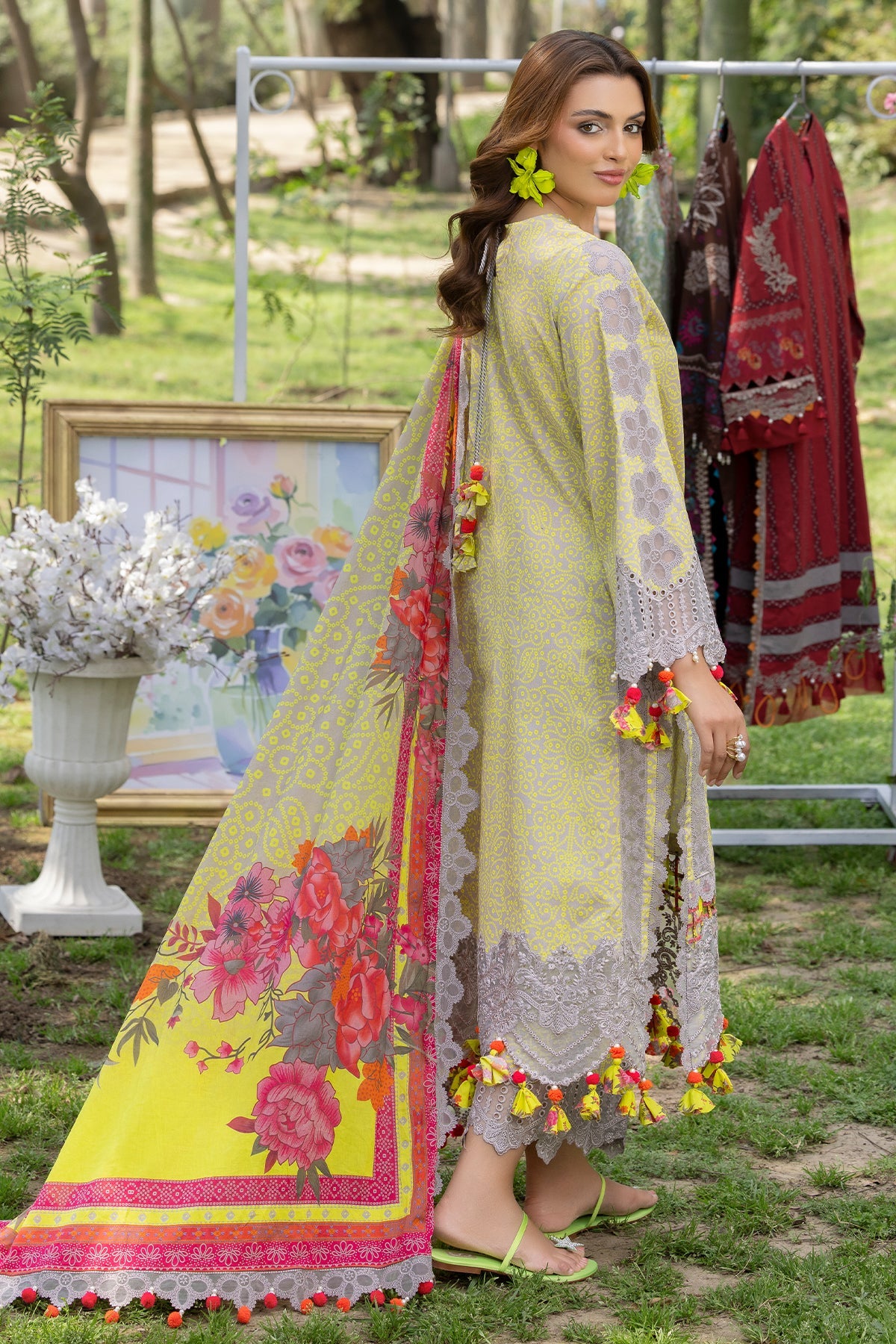 Charizma CRN5-11 3-PC Unstitched Embroidered Lawn Collection