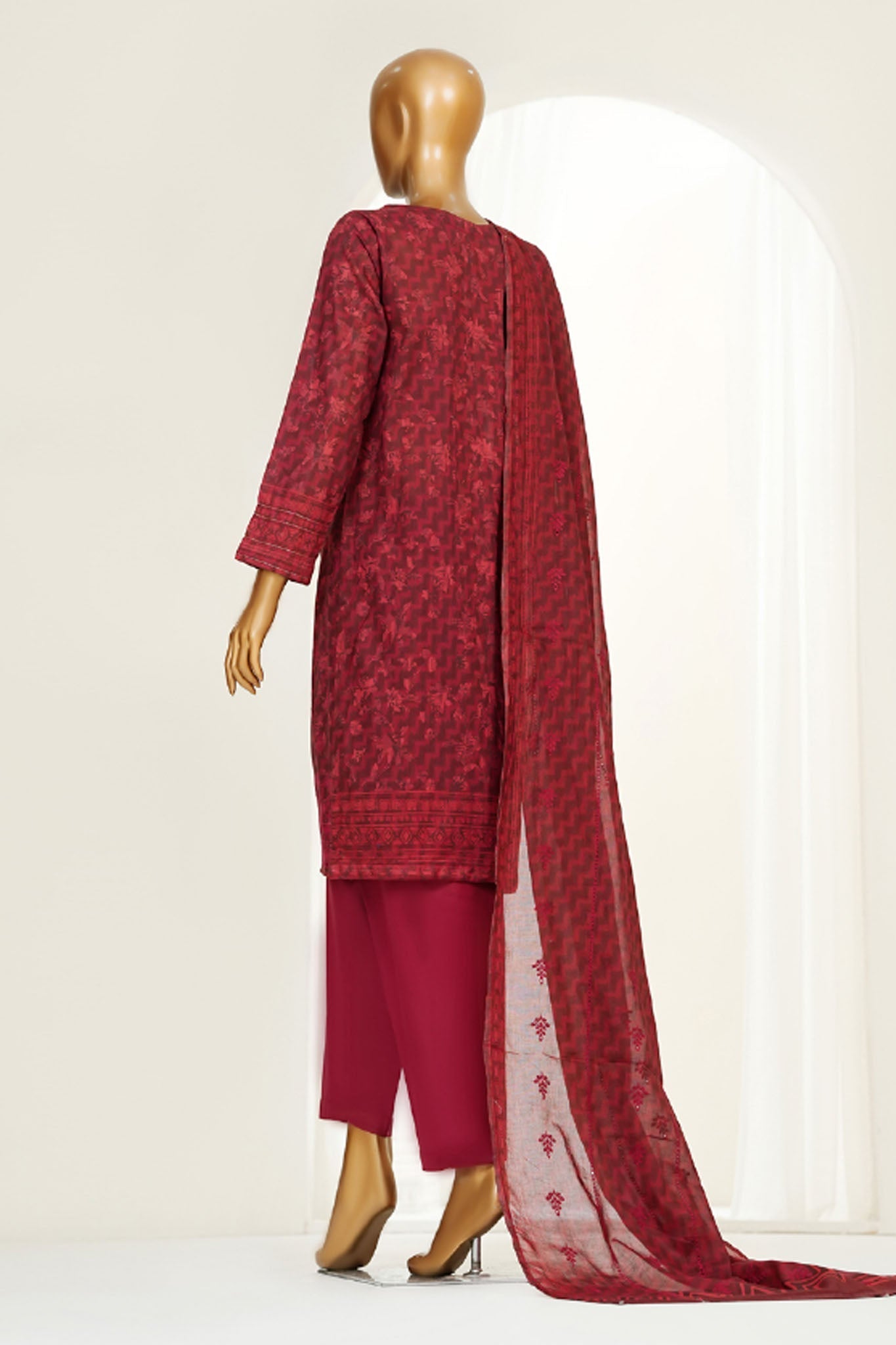 Printkari By HZ LPK-3P-503 Stitched 3 Piece Chikankari Vol-04 Collection'2025