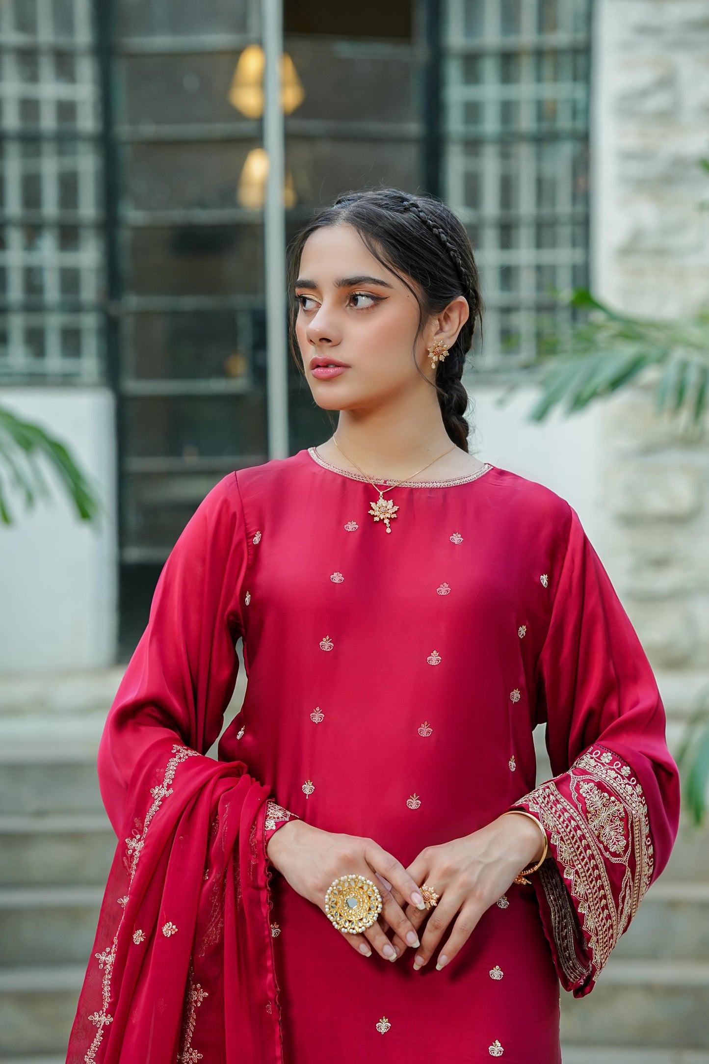 Amna Khurram D-10 Ready to wear Silk Collection