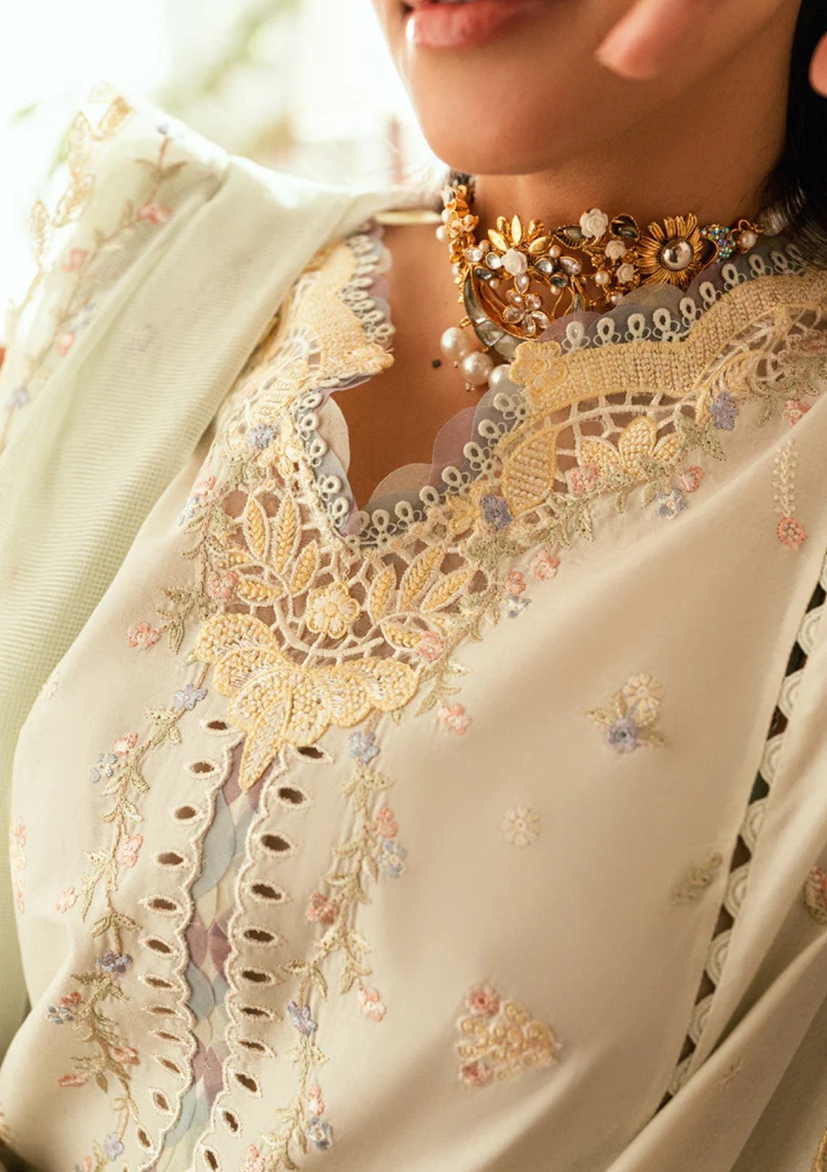Qalamkar SB#08 Rimsha Lawn Luxury Eid Edit 25